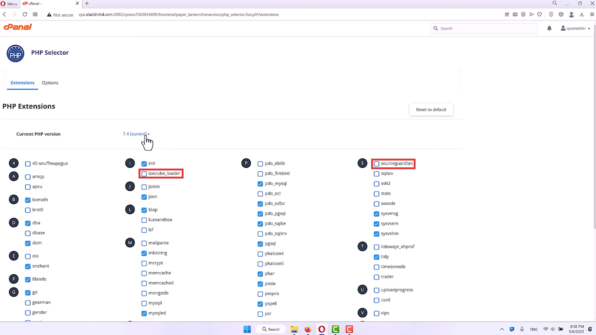 جلسه اول - نصب وردپرس 16 انتخاب گزینه های مهم در cpanel