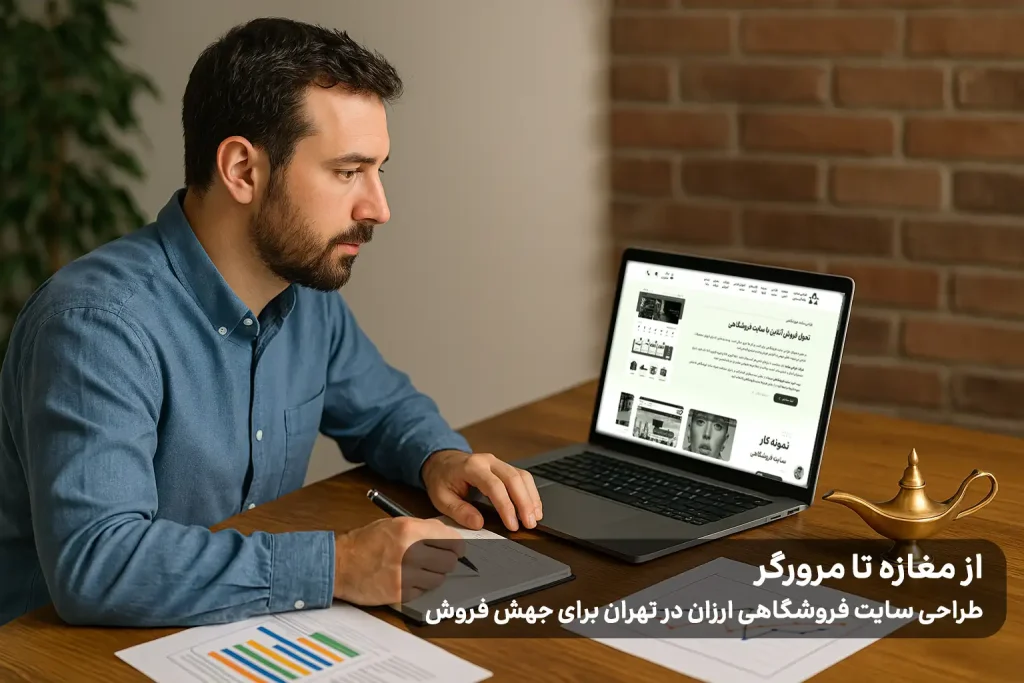 طراحی سایت فروشگاهی ارزان در تهران