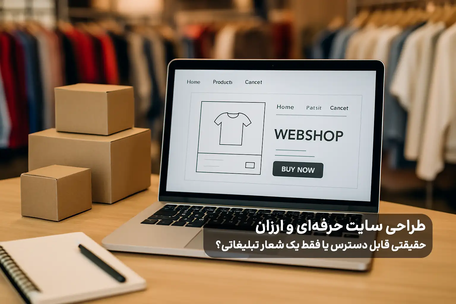 طراحی سایت حرفه‌ای و ارزان